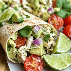 Creamy Avocado Chicken Salad Fresh and Healthy Delight
