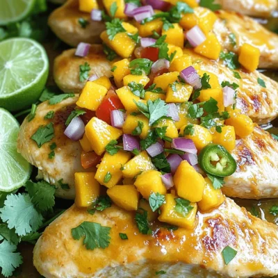 Mango Salsa Chicken Flavorful and Simple Dinner Recipe