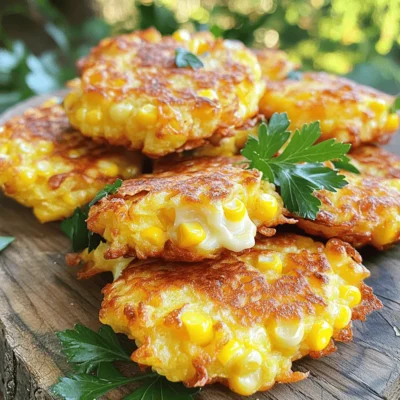 Cheesy Corn Fritters Crispy and Flavorful Snack