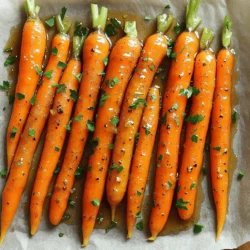 To make Maple Glazed Carrots, you will need the following: - 1 pound fresh baby carrots (or peeled and sliced large carrots) - 3 tablespoons pure maple syrup - 2 tablespoons unsalted butter, softened - 1 tablespoon extra virgin olive oil - 1 teaspoon ground cinnamon - 1/2 teaspoon sea salt - 1/4 teaspoon freshly ground black pepper - Fresh parsley, finely chopped (for garnish) You can swap items if needed. Here are some options: - Use honey instead of maple syrup for a different sweetness. - Replace unsalted butter with vegan butter for a dairy-free option. - If you don’t have ground cinnamon, try nutmeg for a warm flavor. - Olive oil can be replaced by avocado oil or canola oil. Choosing fresh carrots makes a big difference. Here are some tips: - Look for bright orange color. This means they are fresh and sweet. - Check for firmness. Soft or wrinkled carrots are old and not tasty. - If possible, buy organic carrots. They often have better flavor. - Try to pick carrots with green tops. They should look fresh and vibrant. Start your cooking by preheating the oven to 400°F (200°C). This high heat helps caramelize the carrots. While the oven warms, line a baking sheet with parchment paper. This step makes cleaning easy and keeps the carrots from sticking. In a large mixing bowl, combine these ingredients: - 3 tablespoons pure maple syrup - 2 tablespoons unsalted butter, softened - 1 tablespoon extra virgin olive oil - 1 teaspoon ground cinnamon - 1/2 teaspoon sea salt - 1/4 teaspoon freshly ground black pepper Whisk these items together until the butter melts. You want a smooth glaze that coats the carrots well. Next, add 1 pound of fresh baby carrots to your bowl. Toss them gently in the maple glaze. Make sure each carrot gets a nice coating. Once coated, spread the carrots on your prepared baking sheet. Lay them out in a single layer. This helps them cook evenly. Now you’re ready to roast! Follow the full recipe for the rest of the cooking steps, and enjoy the sweet and savory flavors of your Maple Glazed Carrots. To achieve a perfect glaze, mix the maple syrup, butter, and olive oil well. This creates a smooth blend. Whisk until the butter melts. The glaze should coat the carrots evenly. You can adjust the sweetness by adding more maple syrup if you like it sweeter. A touch of cinnamon adds warmth and depth. You’ll know the carrots are done when they are tender and slightly golden. Cook them for about 25-30 minutes at 400°F. Halfway through cooking, flip the carrots. This helps them caramelize evenly. Test a carrot with a fork; it should pierce easily. One common mistake is overcrowding the baking sheet. Ensure the carrots are in a single layer. This allows for even cooking and browning. Another mistake is skipping the flipping step. Flipping helps all sides get that lovely caramelized finish. Lastly, don’t rush the cooking time. Patience is key for the best flavor! For a detailed guide on making Maple Glazed Carrots, check out the Full Recipe. {{image_4}} You can easily change the flavor of maple glazed carrots. Try adding spices like nutmeg or ginger. These spices give a warm taste. Fresh herbs like thyme or rosemary work well too. Just sprinkle them on before roasting. This small change can make a big difference. Mix in other veggies for more color and taste. Sweet potatoes or parsnips fit nicely with carrots. Chop them into similar sizes and coat them in the maple glaze. You can also add bell peppers for a sweet crunch. This makes the dish even more fun and tasty. If you want to switch up the sweetness, try alternatives to maple syrup. Honey or agave syrup can work well. For a richer flavor, use brown sugar. Each sweetener brings its own twist to the dish. Just keep the same amount as the maple syrup in the full recipe. You can store leftover maple glazed carrots in the fridge. Place them in an airtight container. They will stay fresh for up to four days. When you want to eat them again, take them out. This way, you keep all that sweet flavor. To reheat the carrots, you have a few options. The oven works best. Preheat it to 350°F (175°C). Spread the carrots on a baking sheet. Heat for about 10-15 minutes. You can also use a microwave. Just place them in a safe dish, cover lightly, and heat for about 2-3 minutes. Stir halfway to ensure even warmth. If you want to save them for later, freezing is a great choice. First, let the carrots cool completely. Then, place them in a freezer-safe bag. Try to remove as much air as possible. They can last for about three months in the freezer. When ready to use, thaw them in the fridge overnight. Reheat as mentioned before. Enjoy that sweet taste again! For the full recipe, check out the details above. Yes, you can use frozen carrots. However, fresh carrots taste better. If you use frozen, thaw them first. Pat them dry to remove extra moisture. This helps the glaze stick better and gives a nice caramel color. To make Maple Glazed Carrots vegan, replace the butter with coconut oil or a vegan butter. The maple syrup and olive oil are already vegan. This change keeps the flavor rich while making it plant-based. These carrots go well with many dishes. They complement roasted chicken, turkey, or pork. You can also serve them with grains like quinoa or rice. For a vegetarian meal, pair them with a hearty salad or a grain bowl. Enjoy the sweet and savory flavors together! For the full recipe, check out the section above. This blog post offered a clear guide on making maple glazed carrots. We looked at ingredients, substitutions, and tips for choosing fresh carrots. Next, I shared step-by-step instructions to prepare the dish with a perfect glaze. You learned about variations, storage options, and important FAQs. In the end, maple glazed carrots are simple and tasty. Use fresh ingredients and enjoy this side dish anytime. Happy cooking!
