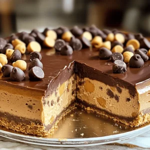 Delicious Chocolate Peanut Butter Cheesecake Recipe