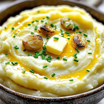 Roasted Garlic Mashed Potatoes Creamy Flavor Boost