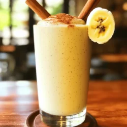 To make a delicious Vanilla Chai Protein Smoothie, gather these key ingredients: - 1 cup unsweetened almond milk (or your preferred milk) - 1 ripe banana, peeled and sliced - 1 scoop vanilla protein powder - 1 tablespoon chia seeds - 1 teaspoon ground cinnamon - 1 teaspoon ground ginger - 1/2 teaspoon ground cardamom - 1/4 teaspoon freshly ground black pepper - 1 tablespoon maple syrup or honey (optional for sweetness) - Ice cubes, as needed for desired thickness Each ingredient plays a vital role. The almond milk forms the base, giving a creamy texture. The banana adds natural sweetness and a smooth consistency. Vanilla protein powder boosts nutrition, making this smoothie a great choice for breakfast or a snack. Chia seeds add fiber and healthy fats. The spices—cinnamon, ginger, cardamom, and black pepper—bring warmth and depth, truly capturing the essence of chai. Use maple syrup or honey if you like it sweeter. Ice cubes help chill and thicken your smoothie. With these ingredients ready, you can create a drink that’s not only tasty but also energizing and healthy. For the complete recipe, check out the Full Recipe section. - Gather all ingredients. - Measure each item carefully. - Slice the ripe banana into small pieces. - Layer ingredients in the blender. - Start with almond milk, then add banana. - Follow with protein powder and chia seeds. - Add spices: cinnamon, ginger, cardamom, and black pepper. - If desired, pour in maple syrup or honey. - Blend everything until smooth. - If too thick, add more almond milk or ice. - Taste and adjust sweetness or spice. - Blend again if you make changes. Enjoy your Vanilla Chai Protein Smoothie! For all the details, check the Full Recipe. To make your smoothie just right, you can adjust its thickness. If your smoothie feels too thick, add a splash of almond milk. Blend again until you reach your desired consistency. Using ice cubes is a great idea too! Ice makes the smoothie cold and refreshing, perfect for warm days. Want to spice it up? Try adding more cinnamon or ginger. These spices bring warmth and depth to your drink. If you want it sweeter but don’t want to use sugar, add a bit of ripe banana or a touch of maple syrup. Both options keep the smoothie healthy. Serve your smoothie in a tall glass for a nice look. You can add a cinnamon stick for stirring or a banana slice on the rim. This adds a fun, festive touch. Remember, we eat with our eyes first, so make it look great! {{image_4}} You can easily make this smoothie dairy-free. Try using alternative milks like: - Almond milk - Coconut milk - Soy milk - Oat milk These choices keep your smoothie creamy without dairy. For protein powder, look for plant-based options. Pea protein or hemp protein works well. These options add protein and keep it dairy-free. Want to make your smoothie even healthier? You can add greens or nuts. Spinach blends well and adds nutrients without changing the taste. A tablespoon of almond butter or walnuts gives healthy fats and protein. For extra flavor, try adding a splash of vanilla extract. This will enhance the vanilla taste and make the smoothie richer. Change things up with seasonal spices and fruits. In winter, add a pinch of nutmeg for warmth. You can also use pumpkin puree for a fall twist. In summer, toss in fresh fruits like berries or peaches. These fruits will make your smoothie refreshing and sweet. To keep your Vanilla Chai Protein Smoothie fresh, follow these tips. If you have leftovers, pour the smoothie into an airtight container. Seal it tightly and store it in the fridge. This helps keep the flavor and nutrients intact. Use the leftover smoothie within 24 hours for the best taste. For meal prep, freezing is a great option. Pour the smoothie into ice cube trays or freezer bags. This allows you to grab a portion whenever you need it. When you're ready to enjoy, blend the frozen cubes with a splash of milk for a quick treat. In the fridge, your smoothie lasts about one day. After that, the ingredients may start to separate. You might notice changes in taste and texture too. Look for signs of spoilage. If the smoothie smells sour or looks off, do not drink it. Freshness is key for both flavor and health. Enjoy your smoothie when it’s at its best! A Vanilla Chai Protein Smoothie is a creamy drink that blends chai spices with protein. It has flavors like cinnamon, ginger, and cardamom. This smoothie can boost your energy and provide key nutrients. It often helps with muscle recovery and keeps you full longer. The blend of spices also offers health benefits, such as reducing inflammation and aiding digestion. Yes, you can use different protein powders. Plant-based options include pea, hemp, or brown rice protein. Whey protein is another choice, known for its smooth texture. Using a different protein can change the flavor and texture. For example, plant proteins may have a nuttier taste. Always consider how the protein will mix with the spices in the smoothie. This smoothie can work as a meal replacement. It has protein from the powder, healthy fats from chia seeds, and carbs from the banana. To make it more balanced, add greens like spinach or kale. This will boost the vitamins and minerals. You can also pair it with a small snack to round out your meal. Enjoy this delicious Vanilla Chai Protein Smoothie as part of your healthy eating plan. For the full recipe, check out the details above. This blog post walked you through making a delightful Vanilla Chai Protein Smoothie. We covered the best ingredients, step-by-step instructions, helpful tips, and variations. You learned how to blend flavors and adjust thickness while keeping it healthy. For a fun boost, explore adding greens or seasonal fruits. And remember, proper storage keeps your smoothie fresh for a longer time. Enjoy your journey in creating this tasty, nutritious drink!