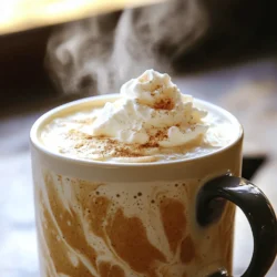 - 1 cup oat milk - 1 shot of espresso or 1/2 cup of strong brewed coffee - 1 tablespoon brown sugar - 1/2 teaspoon ground cinnamon - 1/4 teaspoon vanilla extract - Pinch of salt - Whipped cream (optional, for topping) - Additional ground cinnamon for garnish - Espresso machine or coffee maker - Small saucepan - Milk frother or blender - Favorite mug Gathering these ingredients is the first step to making your Brown Sugar Cinnamon Oat Latte. Each one plays a key role in creating that warm, cozy drink. Start with oat milk. It gives a creamy texture and a subtle sweetness. You can use any brand, but choose one without added flavors. Next, you will need either a shot of espresso or strong coffee. The espresso gives a rich taste, while coffee works well for those who prefer a milder flavor. Brown sugar adds depth. It’s sweeter than white sugar and has a lovely caramel note. Ground cinnamon brings warmth and spice, making every sip comforting. Vanilla extract enhances the flavor, while a pinch of salt balances the sweetness. Optional whipped cream adds a fun touch on top. If you like extra layers of cinnamon, sprinkle some on for a nice finish. Now, let's talk tools. An espresso machine or coffee maker is essential for brewing your coffee. A small saucepan heats the oat milk perfectly. For frothy milk, a milk frother or blender works wonders. Finally, have your favorite mug ready to hold this delightful drink. With these ingredients and tools, you’re set to create a cozy drink that warms both body and soul. Check out the Full Recipe for more details on how to bring this drink to life! Brew your espresso or strong coffee first. If using an espresso machine, make one shot. For coffee, use a coffee maker or French press. Aim for a rich, bold flavor. This drink needs a strong base. Pour one cup of oat milk into a small saucepan. Heat it on medium. Stir it often to stop it from sticking. When steam rises, take it off the heat. Avoid boiling to keep it smooth. In the steamed oat milk, add one tablespoon of brown sugar. Then, mix in half a teaspoon of ground cinnamon and a quarter teaspoon of vanilla extract. Add a pinch of salt too. Stir well until everything blends nicely. If you want a frothy latte, this step is for you. Use a milk frother to create foam. If you don’t have one, pour the mixture into a blender. Blend on low speed until it becomes airy and frothy. Grab your favorite mug. Pour the hot espresso or brewed coffee into it first. Next, gently add the sweetened oat milk mixture. This order creates a lovely layered drink. For a special touch, add whipped cream on top. Finish with a sprinkle of ground cinnamon. This gives your latte an aromatic finish. Serve it hot and enjoy the cozy flavors with every sip. For the complete recipe, check the [Full Recipe]. To achieve the right balance of sweetness, start with one tablespoon of brown sugar. This amount gives the perfect hint of sweetness without overpowering the drink. If you like it sweeter, feel free to add a little more. Stir well until the sugar dissolves completely. The cinnamon adds warmth, so make sure to mix it in well too. Oat milk offers great nutritional advantages over dairy. It’s lower in calories and fat. Plus, it’s rich in fiber, which is good for digestion. Oat milk is also good for the heart. It can help lower cholesterol levels. This makes it a smart choice for many people. Also, it’s naturally lactose-free. This makes it perfect for those who are lactose intolerant. If you don't have an espresso machine, don’t worry. You can use a coffee maker for strong coffee. A French press also works great for this recipe. Just brew a strong cup, and you’ll get a rich flavor similar to espresso. For a quick option, instant coffee can work too, but be sure to use a strong blend for best results. You can find the full recipe for this cozy drink in the recipe section above. {{image_4}} You can change your Brown Sugar Cinnamon Oat Latte for the seasons. In autumn, add a dash of nutmeg or pumpkin spice. This gives it a warm, cozy vibe. For winter, consider adding peppermint extract. It adds a festive touch while keeping it comforting. You can also use flavored syrups like caramel or hazelnut for extra sweetness. These simple tweaks make your drink feel fresh and exciting. If you want different sweetness options, try using honey or maple syrup. Both give a unique flavor that pairs well with the spices. If you're watching your sugar intake, consider sugar substitutes like stevia or monk fruit. They can add sweetness without extra calories. Each sweetener brings its own taste, so feel free to experiment until you find your favorite. Oat milk is creamy and great for lattes, but you can try other milk options too. Almond milk has a nutty flavor that some people love. Soy milk is thicker and offers a different taste. Both can be frothed just like oat milk. Each type of milk will change the drink’s flavor and texture. Test them out to see which one you like best! To keep your leftover oat milk and latte fresh, store them in an airtight container. Place them in the fridge right away. This helps lock in flavor and keeps the texture smooth. Oat milk can last about 5 to 7 days in the fridge. For the latte, drink it within 2 days for the best taste. When it's time to enjoy your leftover drink, you can reheat it easily. To use the microwave, pour the latte into a microwave-safe cup. Heat it in short bursts, about 30 seconds. Stir in between to ensure even warming. If using the stovetop, pour the latte into a small saucepan. Heat it on low while stirring until warm. Avoid boiling to keep the flavors intact. Knowing how long your ingredients last helps with meal planning. Oat milk can stay fresh for up to a week after opening. Espresso or brewed coffee is best enjoyed within 3 to 4 days. Ground cinnamon and other spices can last for years if stored in a cool, dark place. Always check for freshness to ensure great taste in your latte. You can use regular milk if you prefer. Many enjoy dairy milk for its creaminess. However, oat milk gives this latte a rich, sweet flavor. It's also a great option for those who are lactose intolerant. Oat milk is thicker and froths well, making it perfect for lattes. This recipe is already vegan-friendly! Oat milk is a plant-based alternative to dairy. Using brown sugar and spices keeps it free from animal products. So, you can enjoy this drink knowing it's made with only vegan ingredients. If you don’t have espresso, you can use strong brewed coffee. Brew a half cup of your favorite coffee. Make sure it’s robust enough to stand up to the sweet oat milk. Other options include a cold brew or strong instant coffee for a quick fix. Yes, you can easily make this drink iced! Start by brewing your coffee or espresso and let it cool. Mix the oat milk with sweeteners and spices as usual. Pour the cooled coffee over ice and add the oat milk mixture. Stir well and enjoy a refreshing iced version! A typical serving contains about 200 calories. This can vary based on your specific ingredients. For example, using whipped cream adds more calories. Oat milk is lower in calories than whole milk, making it a lighter choice. Check the labels on your products to know exact amounts. This blog post covers everything you need to make a delicious Brown Sugar Cinnamon Oat Latte. We explored ingredients, tools, and step-by-step instructions. We shared tips for perfecting your latte and highlighted the benefits of oat milk. You now know how to store and reheat your latte, plus some fun variations. Remember, this drink is easy to customize and very enjoyable. Get creative as you brew your next cup, and savor every sip!