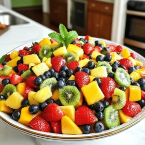 Honey Lime Fruit Salad Refreshing and Fruity Delight