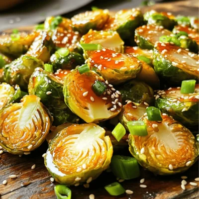 Sriracha Honey Brussels Sprouts Bold and Flavorful Dish