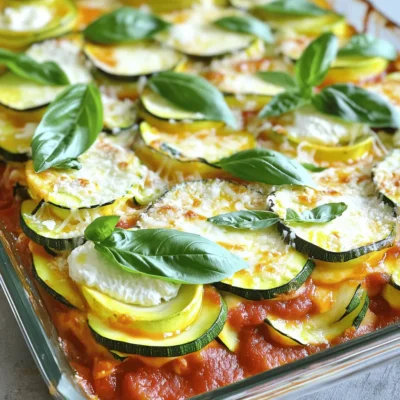 Zucchini Lasagna Yummy and Simple Weeknight Meal