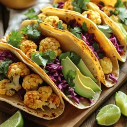 Vegan Cauliflower Tacos Flavorful and Healthy Meal