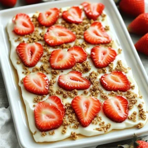 Fresh Strawberry Yogurt Bark Delightful and Healthy Treat