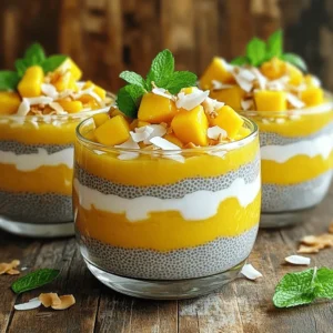 Mango Coconut Chia Pudding Easy and Healthy Delight