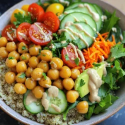 Easy Chickpea Buddha Bowl Nourishing and Simple Meal
