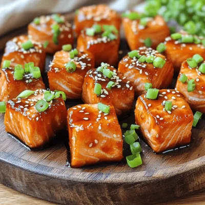 Air Fryer Teriyaki Salmon Bites Quick and Tasty Dish