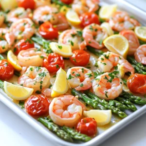 Sheet Pan Lemon Garlic Shrimp Scampi Delight
