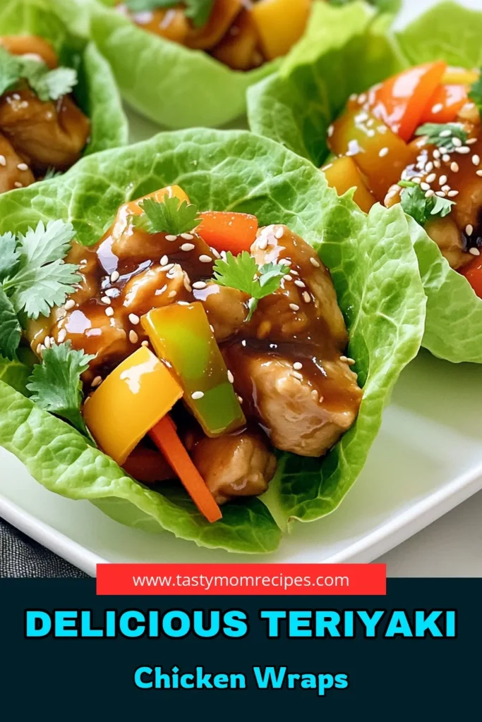 Savor the deliciousness of Teriyaki Chicken Lettuce Wraps with this easy recipe! Made with juicy chicken thighs, colorful veggies, and fresh lettuce, these wraps are a perfect blend of flavors and textures. They're quick to prepare and perfect for a light meal or snack. Ready to impress your taste buds? Click through for the full recipe and elevate your dining experience today! #TeriyakiChicken #LettuceWraps #HealthyRecipes #EasyMeals