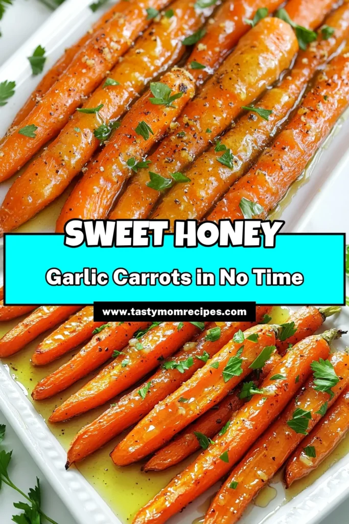 Elevate your dinner with these Roasted Honey Garlic Carrots! This easy sheet-pan recipe is not only delicious but also packed with flavor, featuring sweet honey, minced garlic, and fresh thyme. Perfect for a quick weeknight meal or a special occasion, these carrots are sure to impress. Click through for the full recipe and discover how simple it is to create a vibrant and tasty side dish. Don't miss out! #RoastedCarrots #HealthyRecipes #SheetPanDinner #EasyCooking