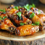 You need 2 lbs of chicken wings. This amount serves about four people. Choose wings that are fresh or thawed for the best results. Make sure they are all the same size for even cooking. For flavor, gather these simple ingredients: - 1 tablespoon baking powder - 1 teaspoon salt - 1 teaspoon ground black pepper - 1 teaspoon garlic powder - 1 teaspoon onion powder - 1 teaspoon smoked paprika These spices help create a crispy texture and add a savory taste. You can use any BBQ sauce you like. Here are a few ideas: - Sweet and tangy sauces - Spicy BBQ sauces - Homemade versions with honey or mustard The right sauce can make your wings even more delicious. First, rinse the chicken wings under cold running water. This step helps remove any residue. Next, pat them dry with paper towels. Make sure they are completely dry. This is key for a crispy finish when cooking. In a large bowl, mix the baking powder, salt, ground black pepper, garlic powder, onion powder, and smoked paprika. Stir these spices together well. You want an even blend for great flavor on each wing. Preheat your air fryer to 400°F (200°C) for about 5 minutes. This helps start the cooking process right. Place the seasoned wings in the air fryer basket. Make sure they are in a single layer. This allows them to cook evenly. Cook the wings for 25-30 minutes. Shake the basket halfway through. This ensures all sides cook perfectly. Once the wings are crispy and golden, transfer them to a large mixing bowl. Pour your BBQ sauce over the wings. Toss them well to coat every wing with sauce. Now, return the wings to the air fryer for another 5-7 minutes at 400°F. This caramelizes the sauce and adds extra crispiness. Enjoy your tasty, crispy BBQ chicken wings! To get the best crispiness, start with dry chicken wings. Wet wings cannot crisp well. After rinsing, use paper towels to dry them completely. Next, coat them with baking powder. This ingredient makes the skin light and crispy. Make sure to toss the wings in the seasoning mix until they are fully covered. Cook the wings in a single layer in the air fryer. Crowding the basket can lead to steaming, not frying. Shake the basket halfway through cooking. This move ensures even cooking and crispiness. Finally, return the wings to the air fryer after adding BBQ sauce. This step helps the sauce caramelize and enhances crunch. One mistake many make is not drying the wings well. If they are wet, they will not crisp up. Another common error is using too much sauce too early. If you add it before the final crisping, the wings may turn soggy. Be sure to check the temperature of your air fryer. If it runs hot or cold, your wings may not cook properly. Lastly, avoid overcrowding the basket. Each wing needs space to get crisp. If you have many wings, cook them in batches. Crispy BBQ chicken wings are great on their own, but you can make them even better! Serve them with a side of celery and carrots for a crunchy contrast. Blue cheese or ranch dressing makes a perfect dip for wings. You can also pair the wings with a fresh salad or coleslaw for a light side. For drinks, try serving them with beer or a sweet tea. The flavors blend well with the BBQ sauce. Enjoy your wings with friends and family for the best experience! {{image_4}} You can change the flavor of your wings with different seasoning blends. Here are some options: - Spicy Cajun Mix: Use 1 teaspoon each of cayenne pepper and paprika. - Herb Blend: Try 1 teaspoon dried oregano and thyme for a fresh taste. - Asian-Inspired: Mix 1 teaspoon five-spice powder with sesame seeds for a unique twist. These blends give your wings a new flair. Each one brings a fresh taste and fun experience. Not all BBQ sauces are the same. Here are some tasty substitutes if you want to switch things up: - Buffalo Sauce: For a spicy kick, use buffalo sauce instead of BBQ sauce. - Honey Mustard: This gives a sweet and tangy flavor profile. - Teriyaki Sauce: For a sweet and savory mix, teriyaki sauce works well. These sauces can change the whole dish. You can have a new BBQ experience each time. If you love to experiment, adjust your cooking method based on the sauce. Here’s how: - Thicker Sauces: If you use a thicker sauce, like honey BBQ, cook for a few extra minutes. This helps the sauce stick better. - More Saucy: For a wing with extra sauce, cook them first without sauce. Then, add the sauce for the last few minutes to avoid burning. - Dry Rubs: If you prefer dry rubs, skip the sauce stage altogether. This gives you crispy wings with intense flavor. Adjusting these steps can help you create a variety of wings. You can make them just the way you like! To keep your leftover wings fresh, let them cool down first. Place them in an airtight container. You can store them in the fridge for up to three days. If you want to enjoy them later, freezing is a great option. When you reheat the wings, use the air fryer if possible. Set it to 375°F and heat for about 5-7 minutes. This method helps to revive their crispiness. Avoid the microwave. It can make the wings soggy. You can freeze the wings after cooking. Allow them to cool completely. Then, place them in a freezer-safe bag. Squeeze out as much air as you can before sealing. They can last up to three months in the freezer. When ready to eat, thaw them in the fridge overnight. Reheat them in the air fryer for the best texture. You should cook chicken wings in an air fryer for about 25 to 30 minutes. Set the temperature to 400°F. It's key to shake the basket halfway through. This helps wings cook evenly. Yes, you can use frozen chicken wings. However, you'll need to adjust the cooking time. Cook them for about 30 to 35 minutes. Make sure they are fully thawed before you add the seasoning. To get crispy skin on your wings, make sure they are dry. Pat them with paper towels after rinsing. Use baking powder in your seasoning mix. This helps to draw out moisture and crisp up the skin. In this blog post, we covered how to make great chicken wings. You learned about the right ingredients, cooking steps, and tips for tasty wings. We discussed how to add flavor with seasonings and sauces. We also shared how to store leftovers and avoid mistakes. To make the perfect wings, focus on cooking them right and choosing the best sauces. Enjoy your wings with friends and family, and don’t forget to get creative with your flavors!