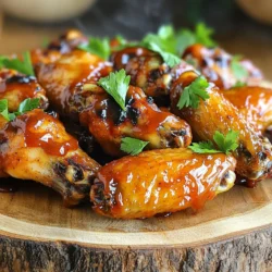 You need 2 lbs of chicken wings. This amount serves about four people. Choose wings that are fresh or thawed for the best results. Make sure they are all the same size for even cooking. For flavor, gather these simple ingredients: - 1 tablespoon baking powder - 1 teaspoon salt - 1 teaspoon ground black pepper - 1 teaspoon garlic powder - 1 teaspoon onion powder - 1 teaspoon smoked paprika These spices help create a crispy texture and add a savory taste. You can use any BBQ sauce you like. Here are a few ideas: - Sweet and tangy sauces - Spicy BBQ sauces - Homemade versions with honey or mustard The right sauce can make your wings even more delicious. First, rinse the chicken wings under cold running water. This step helps remove any residue. Next, pat them dry with paper towels. Make sure they are completely dry. This is key for a crispy finish when cooking. In a large bowl, mix the baking powder, salt, ground black pepper, garlic powder, onion powder, and smoked paprika. Stir these spices together well. You want an even blend for great flavor on each wing. Preheat your air fryer to 400°F (200°C) for about 5 minutes. This helps start the cooking process right. Place the seasoned wings in the air fryer basket. Make sure they are in a single layer. This allows them to cook evenly. Cook the wings for 25-30 minutes. Shake the basket halfway through. This ensures all sides cook perfectly. Once the wings are crispy and golden, transfer them to a large mixing bowl. Pour your BBQ sauce over the wings. Toss them well to coat every wing with sauce. Now, return the wings to the air fryer for another 5-7 minutes at 400°F. This caramelizes the sauce and adds extra crispiness. Enjoy your tasty, crispy BBQ chicken wings! To get the best crispiness, start with dry chicken wings. Wet wings cannot crisp well. After rinsing, use paper towels to dry them completely. Next, coat them with baking powder. This ingredient makes the skin light and crispy. Make sure to toss the wings in the seasoning mix until they are fully covered. Cook the wings in a single layer in the air fryer. Crowding the basket can lead to steaming, not frying. Shake the basket halfway through cooking. This move ensures even cooking and crispiness. Finally, return the wings to the air fryer after adding BBQ sauce. This step helps the sauce caramelize and enhances crunch. One mistake many make is not drying the wings well. If they are wet, they will not crisp up. Another common error is using too much sauce too early. If you add it before the final crisping, the wings may turn soggy. Be sure to check the temperature of your air fryer. If it runs hot or cold, your wings may not cook properly. Lastly, avoid overcrowding the basket. Each wing needs space to get crisp. If you have many wings, cook them in batches. Crispy BBQ chicken wings are great on their own, but you can make them even better! Serve them with a side of celery and carrots for a crunchy contrast. Blue cheese or ranch dressing makes a perfect dip for wings. You can also pair the wings with a fresh salad or coleslaw for a light side. For drinks, try serving them with beer or a sweet tea. The flavors blend well with the BBQ sauce. Enjoy your wings with friends and family for the best experience! {{image_4}} You can change the flavor of your wings with different seasoning blends. Here are some options: - Spicy Cajun Mix: Use 1 teaspoon each of cayenne pepper and paprika. - Herb Blend: Try 1 teaspoon dried oregano and thyme for a fresh taste. - Asian-Inspired: Mix 1 teaspoon five-spice powder with sesame seeds for a unique twist. These blends give your wings a new flair. Each one brings a fresh taste and fun experience. Not all BBQ sauces are the same. Here are some tasty substitutes if you want to switch things up: - Buffalo Sauce: For a spicy kick, use buffalo sauce instead of BBQ sauce. - Honey Mustard: This gives a sweet and tangy flavor profile. - Teriyaki Sauce: For a sweet and savory mix, teriyaki sauce works well. These sauces can change the whole dish. You can have a new BBQ experience each time. If you love to experiment, adjust your cooking method based on the sauce. Here’s how: - Thicker Sauces: If you use a thicker sauce, like honey BBQ, cook for a few extra minutes. This helps the sauce stick better. - More Saucy: For a wing with extra sauce, cook them first without sauce. Then, add the sauce for the last few minutes to avoid burning. - Dry Rubs: If you prefer dry rubs, skip the sauce stage altogether. This gives you crispy wings with intense flavor. Adjusting these steps can help you create a variety of wings. You can make them just the way you like! To keep your leftover wings fresh, let them cool down first. Place them in an airtight container. You can store them in the fridge for up to three days. If you want to enjoy them later, freezing is a great option. When you reheat the wings, use the air fryer if possible. Set it to 375°F and heat for about 5-7 minutes. This method helps to revive their crispiness. Avoid the microwave. It can make the wings soggy. You can freeze the wings after cooking. Allow them to cool completely. Then, place them in a freezer-safe bag. Squeeze out as much air as you can before sealing. They can last up to three months in the freezer. When ready to eat, thaw them in the fridge overnight. Reheat them in the air fryer for the best texture. You should cook chicken wings in an air fryer for about 25 to 30 minutes. Set the temperature to 400°F. It's key to shake the basket halfway through. This helps wings cook evenly. Yes, you can use frozen chicken wings. However, you'll need to adjust the cooking time. Cook them for about 30 to 35 minutes. Make sure they are fully thawed before you add the seasoning. To get crispy skin on your wings, make sure they are dry. Pat them with paper towels after rinsing. Use baking powder in your seasoning mix. This helps to draw out moisture and crisp up the skin. In this blog post, we covered how to make great chicken wings. You learned about the right ingredients, cooking steps, and tips for tasty wings. We discussed how to add flavor with seasonings and sauces. We also shared how to store leftovers and avoid mistakes. To make the perfect wings, focus on cooking them right and choosing the best sauces. Enjoy your wings with friends and family, and don’t forget to get creative with your flavors!