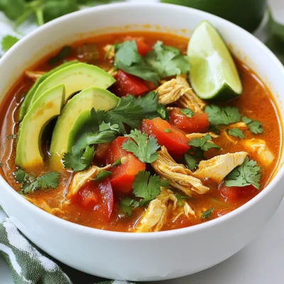 Low Carb Chicken Tortilla Soup Comforting and Easy
