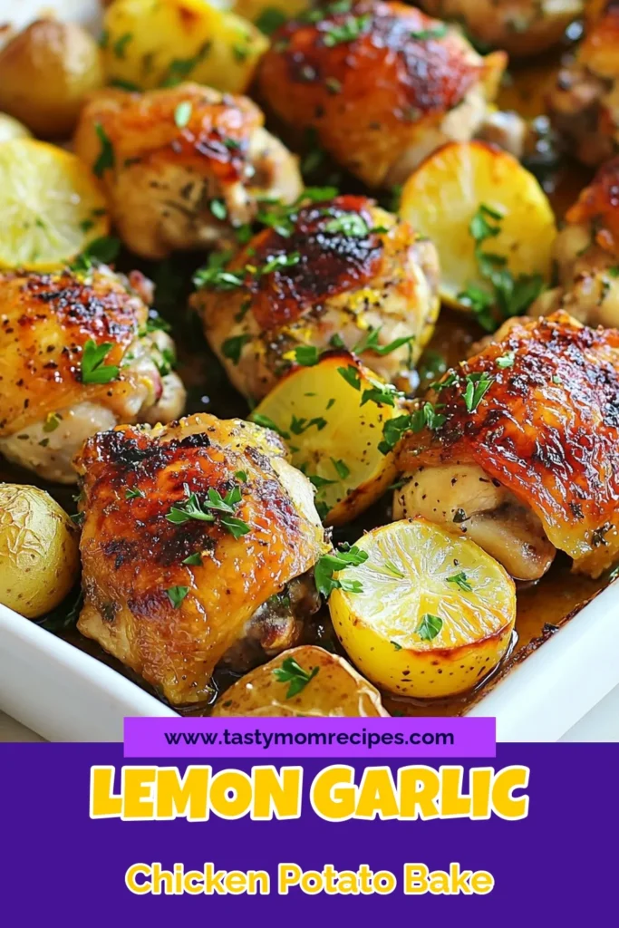 Discover the ultimate Greek chicken traybake with this easy lemon potato chicken recipe! Perfect for busy weeknights, this one-pan Greek chicken dinner features baked lemon chicken thighs paired with tender baby potatoes and aromatic herbs. Enjoy a flavorful meal that’s ready in just 55 minutes. Try it today and experience the taste of Greece at home! Save this simple Greek dinner recipe for later! #GreekRecipe #Traybake #EasyDinner #OnePanMeal