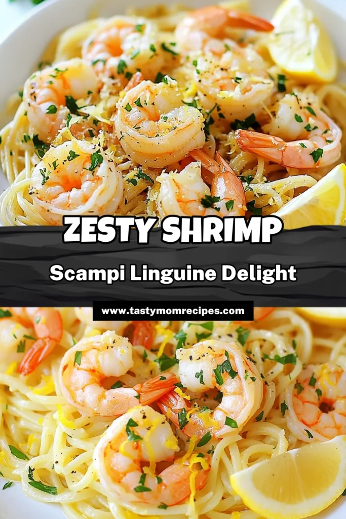 Looking for a delicious way to enjoy pasta? Try this Lemon Garlic Shrimp Scampi Linguine! This easy shrimp scampi pasta recipe brings together succulent shrimp and flavorful garlic in a light lemon sauce. Perfect for a quick dinner, it's one of the best linguine shrimp recipes you'll find. Indulge in this delightful garlic shrimp pasta recipe today and bring the taste of the coast to your kitchen. Save this recipe! #ShrimpScampi #PastaRecipes #Linguine #ShrimpRecipes
