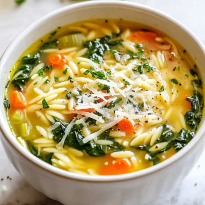 Spinach Orzo Soup Hearty and Nourishing Recipe