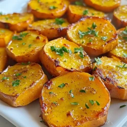 To make honey roasted sweet potato rounds, gather these items: - 2 large sweet potatoes, sliced into 1/2-inch thick rounds - 4 tablespoons honey, preferably raw or local - 3 tablespoons extra virgin olive oil - 1 teaspoon ground cinnamon - 1/2 teaspoon ground nutmeg - Salt and freshly cracked black pepper to taste - Fresh parsley, finely chopped, for garnish You can add flavor by using: - A pinch of cayenne pepper for heat - Maple syrup instead of honey for a different taste - Chopped pecans or walnuts for crunch To prepare this dish, you will need: - A large mixing bowl - A baking sheet - Parchment paper for easy cleanup - A sharp knife for slicing - A spoon for tossing the potatoes {{ingredient_image_2}} Start by washing the sweet potatoes well. This step removes dirt and grit. Then, slice them into 1/2-inch thick rounds. Thick slices give a nice texture when roasted. In a large bowl, place the sweet potato rounds. Add 4 tablespoons of honey and 3 tablespoons of extra virgin olive oil. Next, sprinkle in 1 teaspoon of ground cinnamon, 1/2 teaspoon of nutmeg, and salt and pepper to taste. Mix everything well. Use your hands or a spoon. Each round should be coated in the sticky mixture for great flavor. Preheat your oven to 400°F (200°C). This is the perfect heat for roasting. Line a baking sheet with parchment paper. Spread the sweet potato rounds in a single layer. Make sure they are not crowded. Roast for about 25-30 minutes. Flip them halfway through to ensure even cooking. They should be tender and caramelized when done. Let them cool for a few minutes before serving. This will enhance their flavor and texture. To get the best roasted sweet potatoes, start with even slices. Cut the sweet potatoes into 1/2-inch rounds. This size helps them cook evenly. Preheat your oven to 400°F. This high heat makes them tender and golden. Toss the sweet potatoes well with honey and olive oil. Make sure every round gets coated. Space them out on the baking sheet. This helps them roast instead of steam. Flip them halfway through cooking for even browning. I love serving these sweet potato rounds warm. They look great on a platter. You can add a sprinkle of fresh parsley for color. Pair them with grilled meats for a tasty meal. They also work well as a side dish for salads. Try serving them with yogurt or sour cream for dipping. These sweet potato rounds are very flexible in taste. They pair well with cinnamon and nutmeg for warmth. If you want a spicy kick, add cayenne pepper. For a sweet touch, drizzle more honey on top before serving. You can also sprinkle nuts for crunch. Pecans or walnuts add a nice texture. Don't be afraid to experiment with flavors! Pro Tips Choose the Right Sweet Potatoes: Opt for firm, unblemished sweet potatoes for the best flavor and texture. Honey Variation: Experiment with different types of honey, such as clover or wildflower, to find your preferred sweetness. Spice It Up: Add a pinch of cayenne pepper or chili powder for a hint of heat that complements the sweetness. Storage Tips: Store any leftovers in an airtight container in the refrigerator for up to 3 days; reheat in the oven for the best texture. {{image_4}} If you want a different taste, try using maple syrup or agave nectar. Both give a nice sweetness. You can even use coconut sugar for a richer flavor. Just make sure to adjust the amount to your taste. Each sweetener adds its own twist. Experiment and find what you like best! Spices can change the whole vibe of your dish. Instead of cinnamon, try using pumpkin pie spice. It adds warmth and a hint of nutmeg. You can also use ginger for a spicy kick. If you want a fresh twist, add a bit of chili powder. It gives a nice heat that pairs well with the sweetness. This recipe is already vegetarian, but it can be vegan too! Simply stick with honey or switch to a plant-based sweetener. If you're avoiding oil, use vegetable broth instead. This will keep the sweet potatoes moist. You can also top them with nuts or seeds for extra crunch. To store your honey roasted sweet potato rounds, let them cool first. Place them in an airtight container. Keep them in the fridge for up to five days. This way, they stay fresh and tasty for your next meal. When you're ready to enjoy leftovers, preheat your oven to 350°F (175°C). Spread the sweet potato rounds on a baking sheet. Heat them for about 10-15 minutes until they are warm. You can also use a microwave for quicker reheating. Just heat them for 1-2 minutes, but they may not be as crispy. If you want to freeze these rounds, first let them cool completely. Arrange the rounds on a baking sheet in a single layer. Freeze them for about 1-2 hours until firm. Then, transfer them to a freezer bag. They can last up to three months in the freezer. To reheat, bake them directly from frozen, adding a few extra minutes to the cooking time. Yes, you can use other potatoes. Regular white or red potatoes work well. They will taste different but still be good. Keep in mind that sweet potatoes have a natural sweetness. So, if you swap them, you may want to add a bit more honey or sugar. Sweet potatoes are very nutritious. They are high in fiber and vitamins. They have vitamin A, which is good for your eyes. They also provide vitamin C for your immune system. Plus, they are low in calories and have healthy carbs. Eating sweet potatoes can help you feel full and satisfied. You can tell when sweet potatoes are done by checking their texture. They should be tender when you poke them with a fork. If they are soft and slightly caramelized, they are ready. The tops will also look golden brown. Make sure to flip them halfway for even cooking! In this post, we explored how to make delicious roasted sweet potatoes. We covered the key ingredients, useful tools, and simple steps to prepare them. Tips for roasting and flavor pairings added extra value. Variations help you customize the recipe, while storage info ensures freshness. Sweet potatoes are versatile and healthy. With this guide, you can enjoy tasty sweet potatoes anytime. Dive into cooking with confidence, knowing you have all the tools you need for success. Enjoy your next meal!