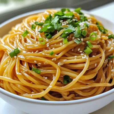 Minute Garlic Sesame Noodles Quick and Tasty Meal