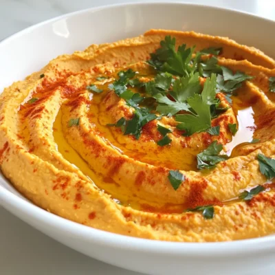 Roasted Red Pepper Hummus Tasty and Easy Recipe