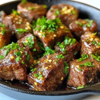 Garlic Butter Steak Bites Tender and Tasty Treat