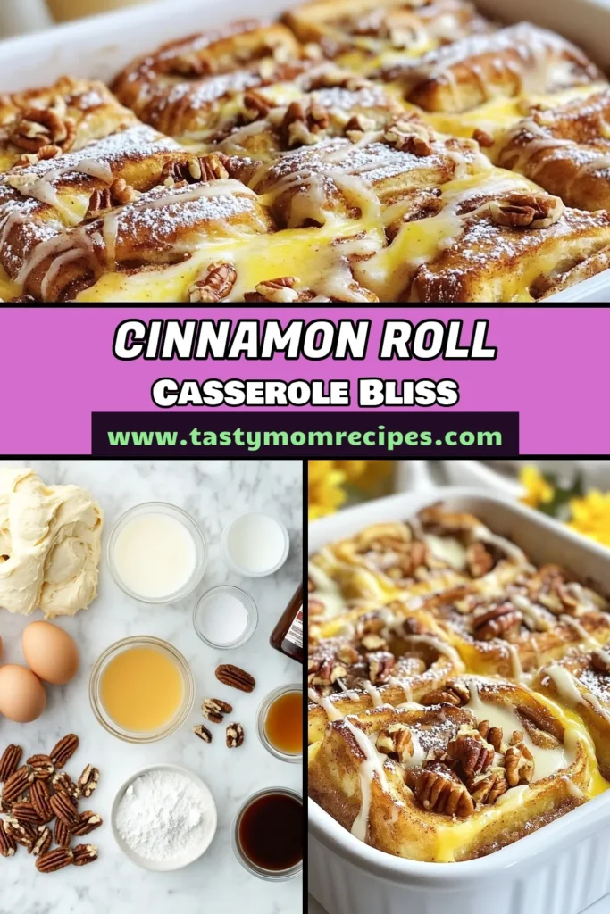 Indulge in this delicious Cinnamon Roll French Toast Casserole—an easy breakfast casserole that combines your favorite cinnamon roll recipe and French toast bake flavors! Perfect for brunch gatherings, this maple syrup casserole is a real crowd-pleaser. With simple ingredients, you’ll enjoy a warm, gooey treat that’s easy to make. Save this recipe for your next breakfast adventure! #CinnamonRollFrenchToast #EasyBreakfast #FrenchToastBake #MapleSyrupCasserole