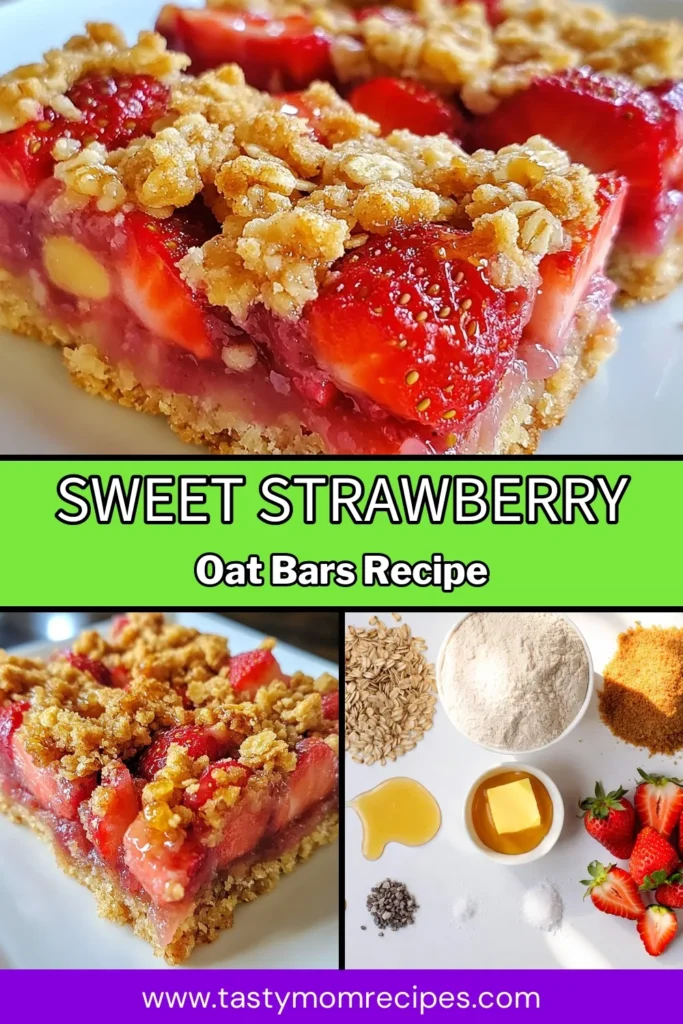Looking for a delicious and healthy dessert? Try these Strawberry Oatmeal Bars! Packed with oats and fresh strawberries, these homemade oatmeal recipes are perfect for an easy strawberry dessert. Made with whole wheat flour and natural sweeteners, these healthy dessert bars are sure to satisfy your sweet tooth without the guilt. Get the recipe now and enjoy a wholesome treat! #StrawberryOatmealBars #EasyStrawberryDesserts #HealthyDessertBars #HomemadeOatmealRecipes