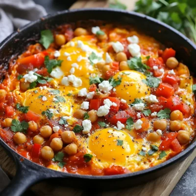 Smoky Chickpea Shakshuka Flavorful and Hearty Meal