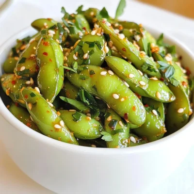 Spicy Garlic Edamame Flavorful and Easy Snack Recipe