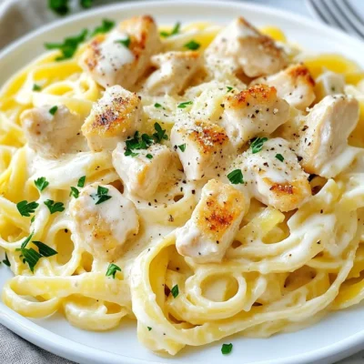 Instant Pot Chicken Alfredo Creamy Dinner Delight