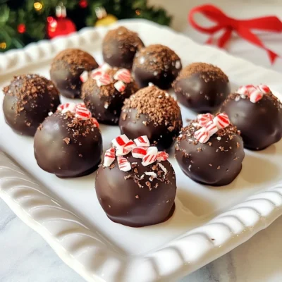 Peppermint Mocha Truffles Rich and Simple Delight