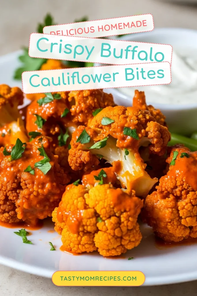 Discover the ultimate Buffalo Cauliflower Bites, a delicious twist on vegan buffalo wings! This crispy cauliflower recipe is perfect as a healthy appetizer or plant-based snack for any occasion. With a crunchy texture and spicy buffalo flavor, these bites are sure to impress. Try this easy recipe to elevate your snacking game! Save this for later and enjoy guilt-free indulgence! #BuffaloCauliflowerBites #VeganBuffaloWings #HealthyAppetizerRecipes #PlantBasedSnacks