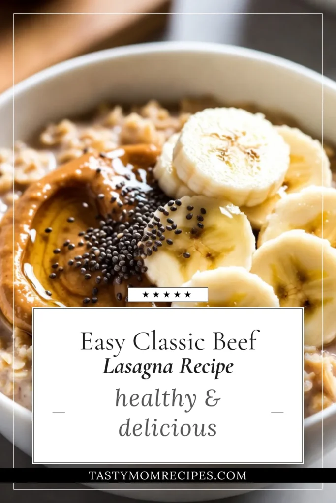 Start your day right with these Peanut Butter Banana Overnight Oats! This healthy overnight oats recipe combines creamy peanut butter and ripe bananas for an easy oatmeal breakfast that’s perfect for busy mornings. Enjoy a delicious vegan overnight oats option with no-cook breakfast ideas that are both nutritious and satisfying. Save this recipe and start meal prepping today for a delightful start to your day! #PeanutButterBananaOats #HealthyBreakfast #VeganRecipes #OvernightOats