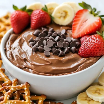 Chocolate Peanut Butter Cheesecake Dip Delightful Treat